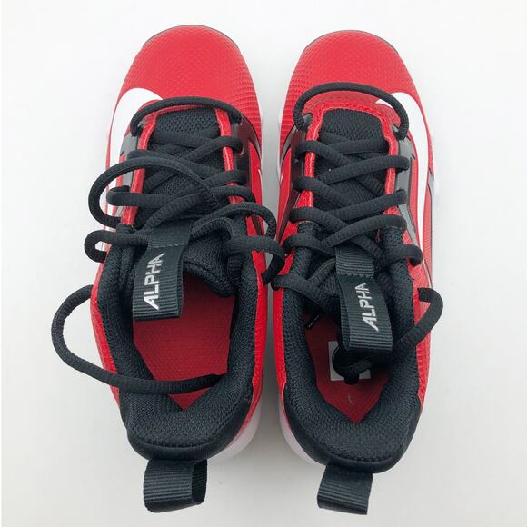Nike Boys' Alpha Menace 4 Shark Football Cleats Size 10 Red White NWOB - Picture 8 of 11